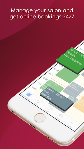 Android application SalonAppy Booking & Scheduling screenshort