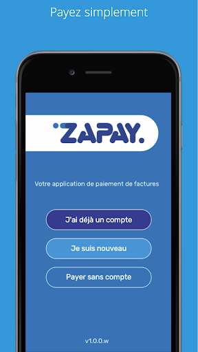 ZAPAY - Paiement de factures Screen 2