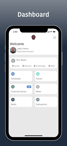 Android application Tulsa Soccer Club screenshort