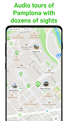 Android application Pamplona Tour Guide:SmartGuide screenshort