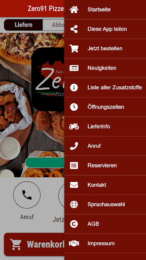 Zero91 Pizzeria Burgeria Screen 3