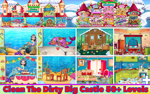 Winter Princess House Cleaning Screen 3