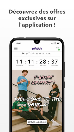 Android application Unique europe screenshort