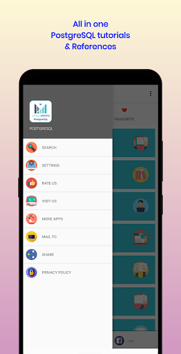Android application PostgreSQL Documentation screenshort