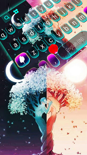 Sun Moon Love Keyboard Backgro Screen 2