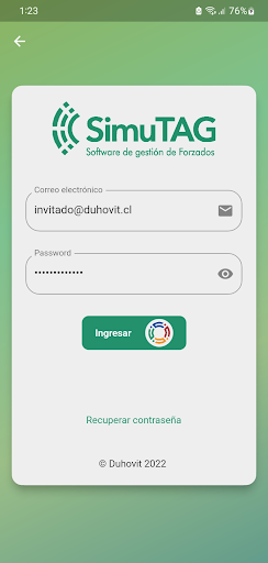 SimuTAG Screen 2