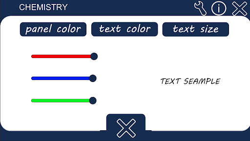 Chemistry for low vision Screen 2