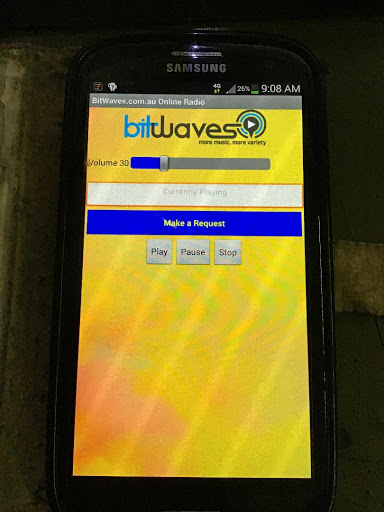 Android application BitWaves.com.au Online Radio screenshort