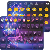 Purple Butterfly Keyboard Skin icon