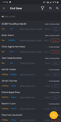 Solar Manager Installation Screen 2