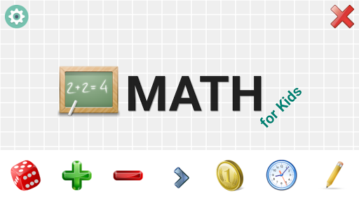 Android application Math For Kids screenshort
