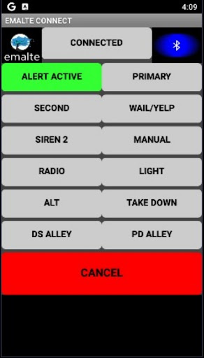 Android application Emalte Connect screenshort