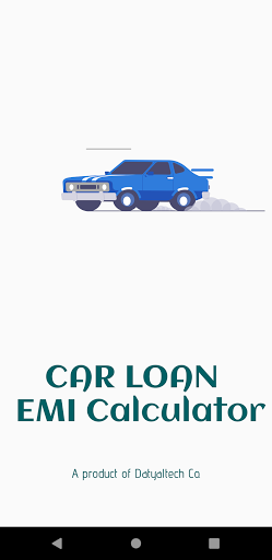 Android application Car Loan EMI Calculator screenshort