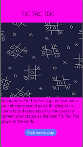 Tic Tac Toe by Siva Rajkumar