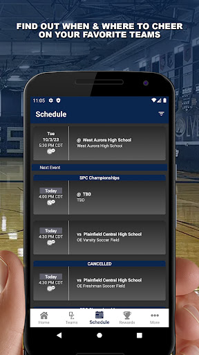 Oswego East Wolves Screen 2