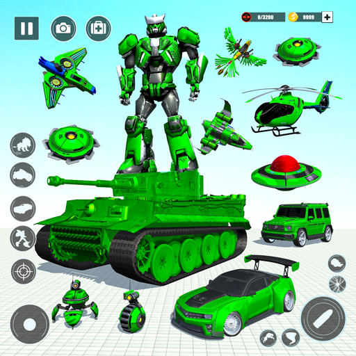 陸軍坦克機器人變形遊戲