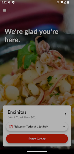 Android application Q'ero Restaurant screenshort