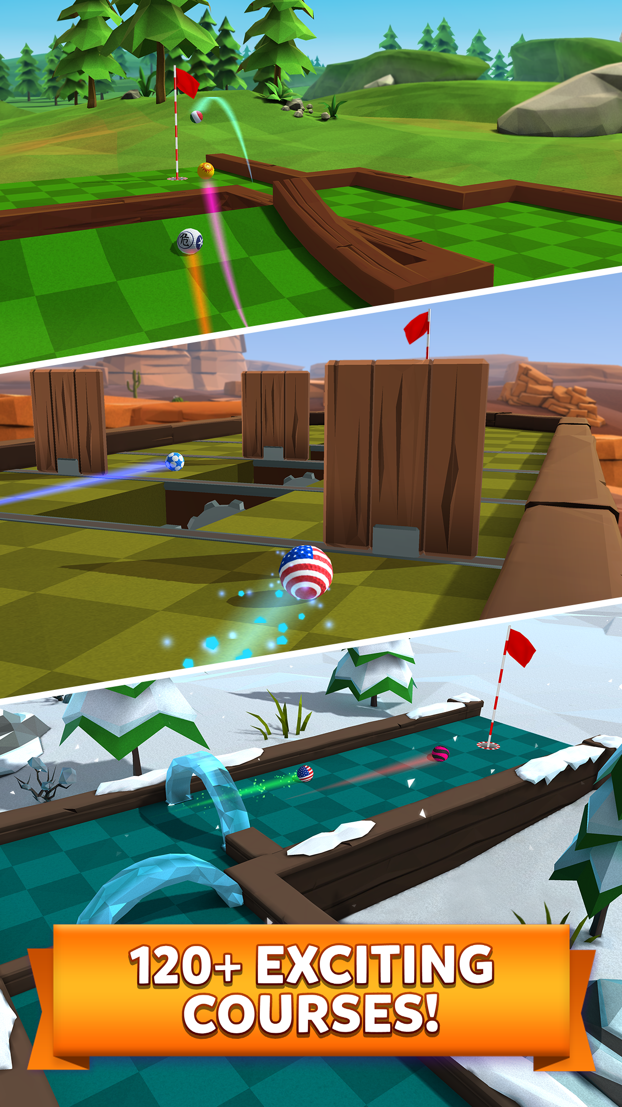 Section 5: Various Game Modes and Courses in Golf Battle
