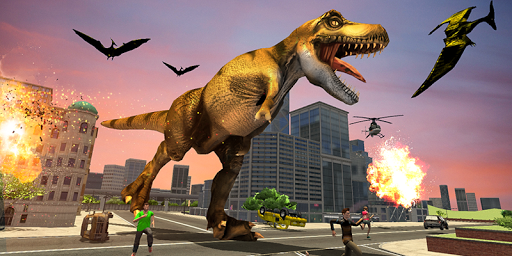 Gorilla Fighting Dinosaur Game