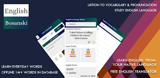 Bosnian English Dictionary