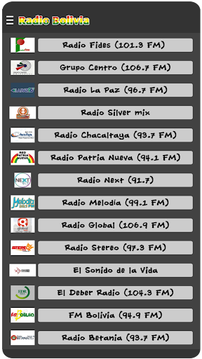 Estacione De Radio Bolivia - R