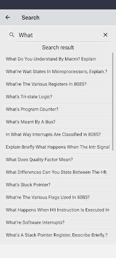 Microprocessor Learn Interview Knowledge