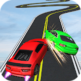 Impossible Stunt Racing Car Free icon