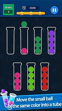 #2. Ball Sort Puzzle - puzzle game (Android) By: Block Puzzle Brain Games