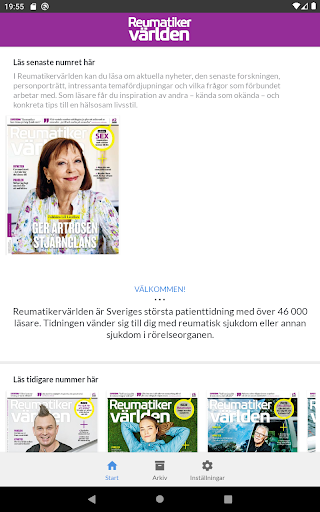 Reumatikervärlden Screen 3