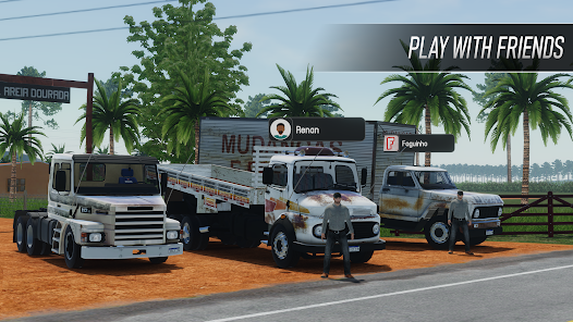 Map Truck – Mobile Truck Games with Realistic Forest and Roads Apk 2025 poster