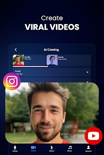 Voice & Face Cloning: Clony AI Capture d'écran
