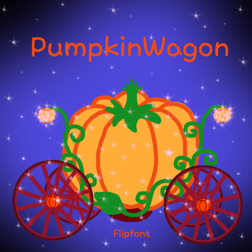 GFPumpkinWagon™ Latin FlipFont logo