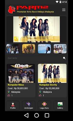 PROMOTOR ARTIS ROCK MALAYSIA Screen 2