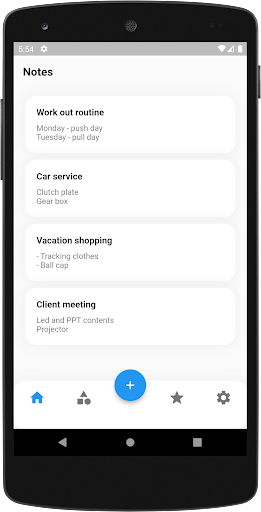 FlutterUtility Notes Screen 2