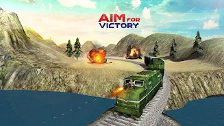 Gunship Attack Train War Screenshot