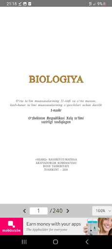 Biologiya 11 sinf Screen 2