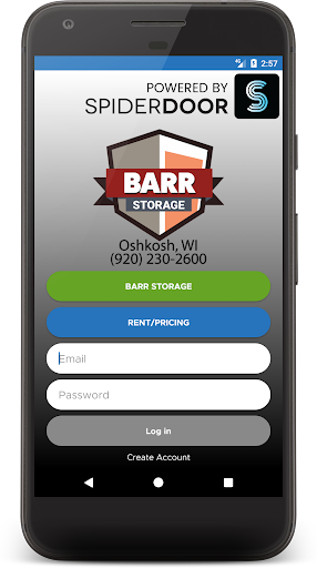 Android application Barr Self Storage screenshort