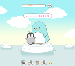 かわいい壁紙アイコン ペンギンの親子 無料 Google Play のアプリ