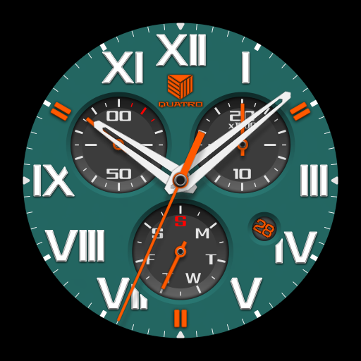 IWF Quatro watch face logo