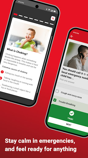 Screenshot of Child Care: American Red Cross