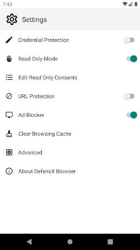 DefensX Browser Screenshot 4 - AppWisp.com