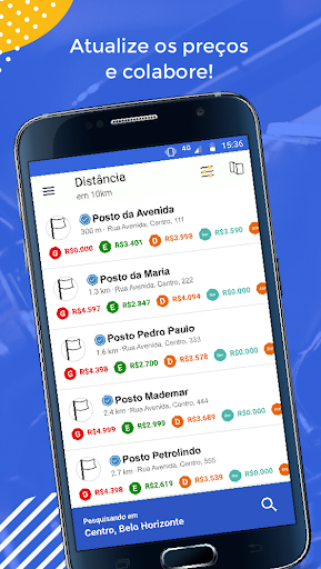 Preço dos Combustíveis Screen 2