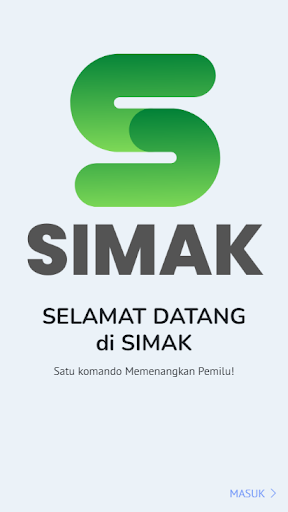 Android application Simak screenshort