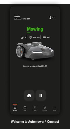 Screenshot of Automower Connect