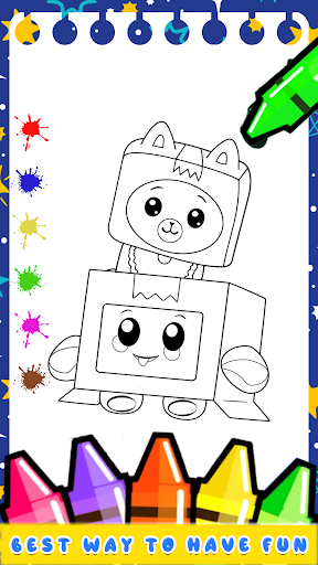 Lankybox - coloring Game
