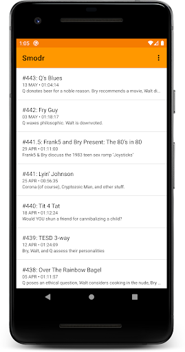 Android application SModr screenshort