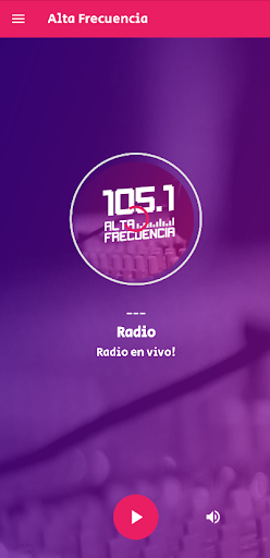 Android application Alta Frecuencia screenshort
