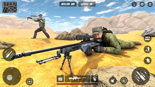 Sniper War Attack: 3D Shooting