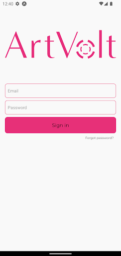 Android application ArtVolt for Business screenshort