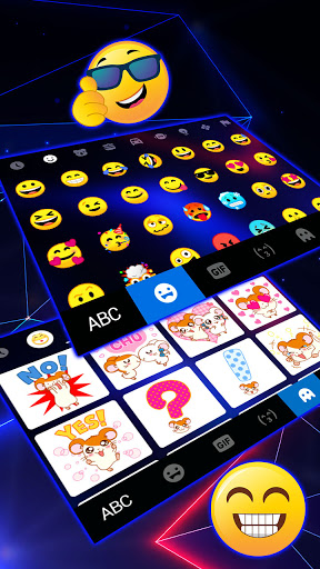 Neon Laser Lights Keyboard Bac Screen 3